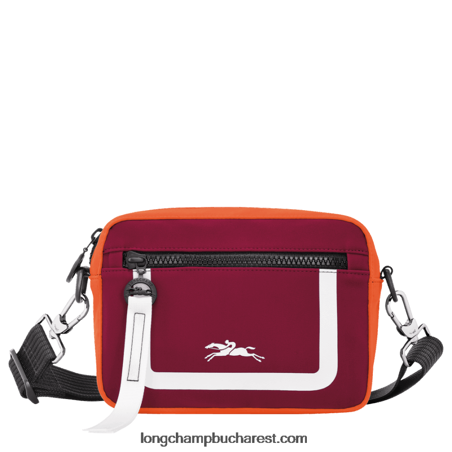 le pliage collection camera bag s bărbați portocaliu/visiniu 204D2X335 Longchamp