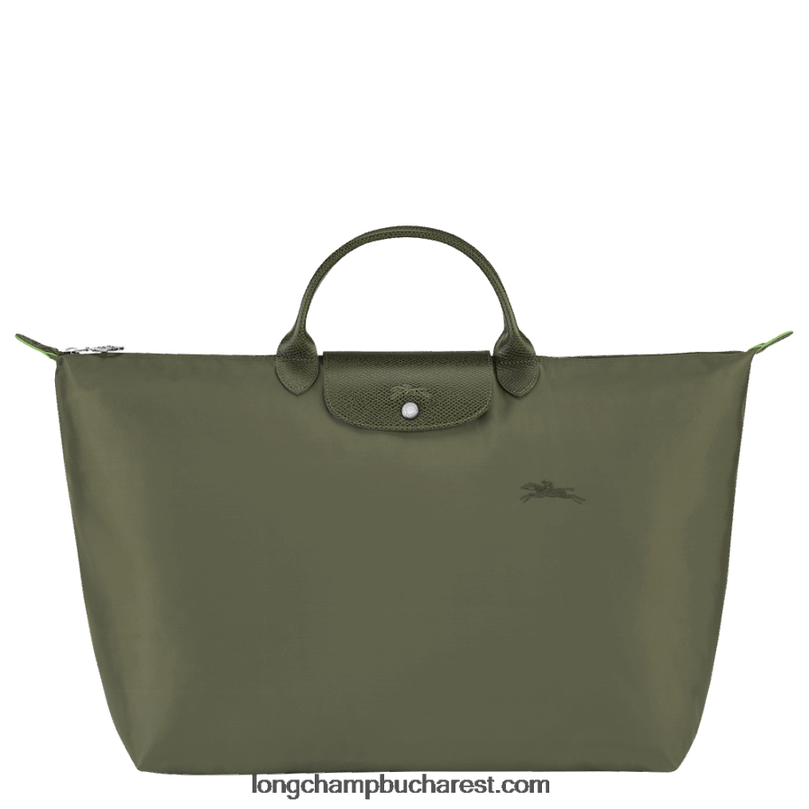 le pliage green travel bag s femei pădure 204D2X787 Longchamp