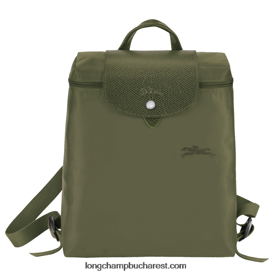 rucsac verde le pliage femei pădure 204D2X435 Longchamp